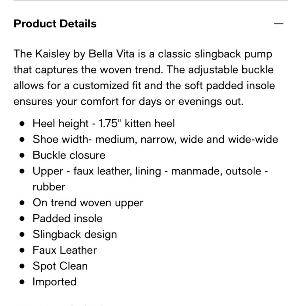 NWOB Bella Vita ‘Kaisley’ Black Slingback Mules - Picture 7 of 11